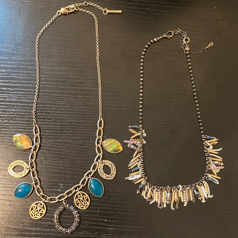2  Dangling Necklaces